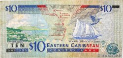 10 Dollars EAST CARIBBEAN STATES  1994 P.32l VG