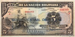 5 Bolivianos BOLIVIA  1929 P.113 F-