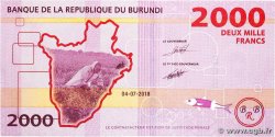 2000 Francs BURUNDI  2018 P.52 FDC