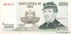 1000 Pesos CHILI  2007 P.154g TTB