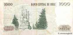 1000 Pesos CHILE  2007 P.154g VF