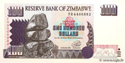 100 Dollars ZIMBABWE  1995 P.09a SUP