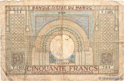 50 Francs MOROCCO  1946 P.21