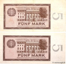 5 Mark Lot GERMAN DEMOCRATIC REPUBLIC  1964 P.22a VF