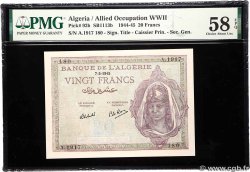20 Francs ALGERIA  1945 P.092b
