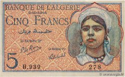 5 Francs ALGÉRIE  1944 P.094b