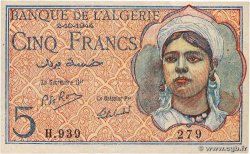 5 Francs ALGERIA  1944 P.094b