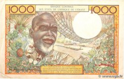 1000 Francs WEST AFRICAN STATES  1965 P.103Ad VF