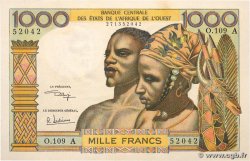 1000 Francs ESTADOS DEL OESTE AFRICANO  1973 P.103Ai