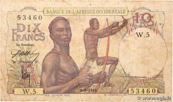 10 Francs FRENCH WEST AFRICA  1946 P.37