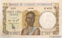 25 Francs FRENCH WEST AFRICA  1948 P.38