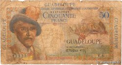 50 Francs Belain d Esnambuc GUADELOUPE  1946 P.34