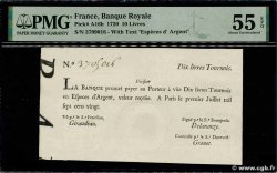 10 Livres Tournois typographié FRANCE  1720 Dor.22 SPL