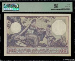 100 Francs TUNISIA  1938 P.10c VF