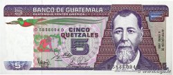 5 Quetzales GUATEMALA  1988 P.067