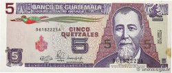 5 Quetzales GUATEMALA  1990 P.074a