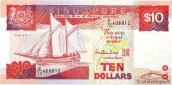 10 Dollars SINGAPUR  1988 P.20