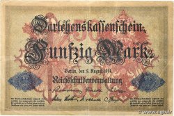 50 Mark ALEMANIA  1914 P.049b