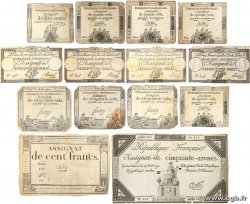 Lot 14 assignats : La Révolution Française 1792-1795 FRANCIA  1792 Ass.Lot