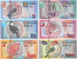 5 à 1000 Gulden Lot SURINAME  2000 P.146 à P.151 FDC