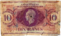 10 Francs GUADELOUPE  1944 P.27a fSGE