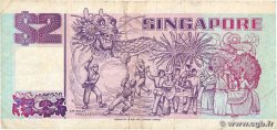 2 Dollars SINGAPUR  1992 P.28 BC