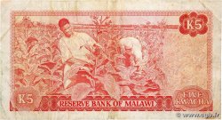 5 Kwacha MALAWI  1984 P.15f fSS