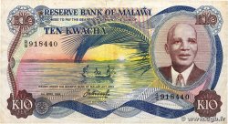 10 Kwacha MALAWI  1984 P.16f VF-