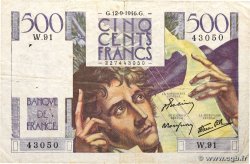 500 Francs CHATEAUBRIAND FRANKREICH  1946 F.34.06 S