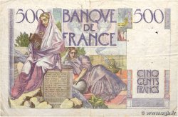 500 Francs CHATEAUBRIAND FRANKREICH  1946 F.34.06 S