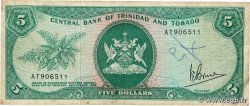 5 Dollars TRINIDAD and TOBAGO  1977 P.31a VG