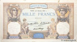 1000 Francs CÉRÈS ET MERCURE FRANCE  1932 F.37.07 TB