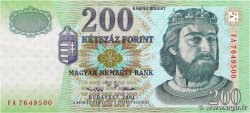 200 Forint HONGRIE  2001 P.187a SUP