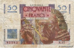 50 Francs LE VERRIER FRANCE  1946 F.20.06 TB