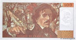 100 Francs DELACROIX imprimé en continu FRANCE  1993 F.69bis.08 UNC-