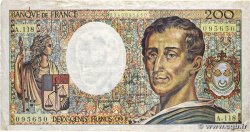 200 Francs MONTESQUIEU FRANCE  1992 F.70.12b TB