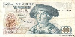 500 Francs BELGIEN  1971 P.135a