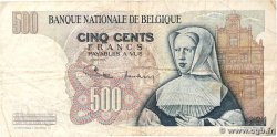 500 Francs BÉLGICA  1971 P.135a BC