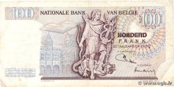 100 Francs BELGIO  1974 P.134b q.BB