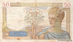 50 Francs CÉRÈS modifié FRANCE  1939 F.18.26 F