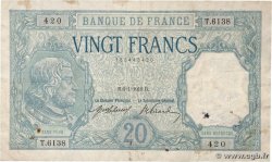 20 Francs BAYARD FRANKREICH  1919 F.11.04 fSS