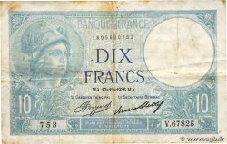 10 Francs MINERVE FRANCE  1936 F.06.17 F