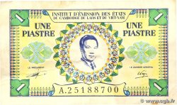 1 Piastre - 1 Kip FRANZÖSISCHE-INDOCHINA  1953 P.104 fVZ