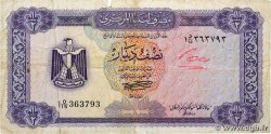 1/2 Dinar LIBYE  1972 P.34b