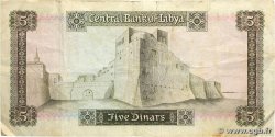 5 Dinars LIBYE  1972 P.36b TB