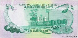 1/4 Dinar LIBYA  1981 P.42Ab XF