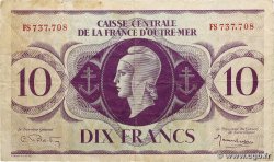 10 Francs AFRIQUE ÉQUATORIALE FRANÇAISE  1943 P.16b