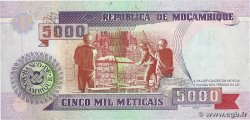 5000 Meticais MOZAMBIQUE  1991 P.136 UNC-