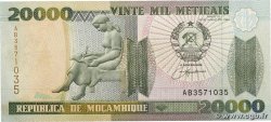 20000 Meticais MOZAMBIQUE  1999 P.140 SC+