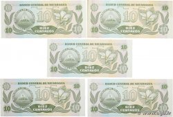 10 Centavos De Cordoba Lot NICARAGUA  1991 P.169a UNC